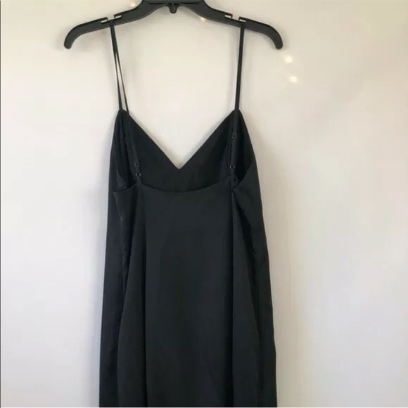 New Guess Marciano Slit Panels Flare Formal Satin Lace Long Cocktail Dress 0 XS - Picture 3 of 5